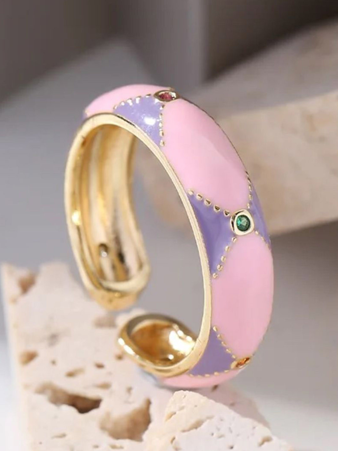 SALTY Stones Studded Mochi Sorbet Ring