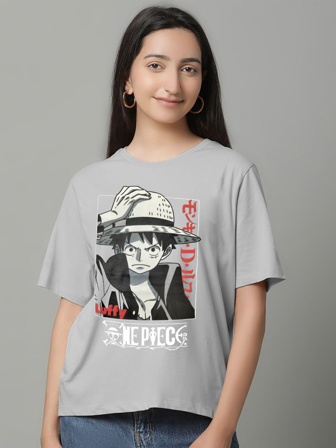 Free Authority One Piece Printed Relaxed Fit Pure Cotton T-Shirt