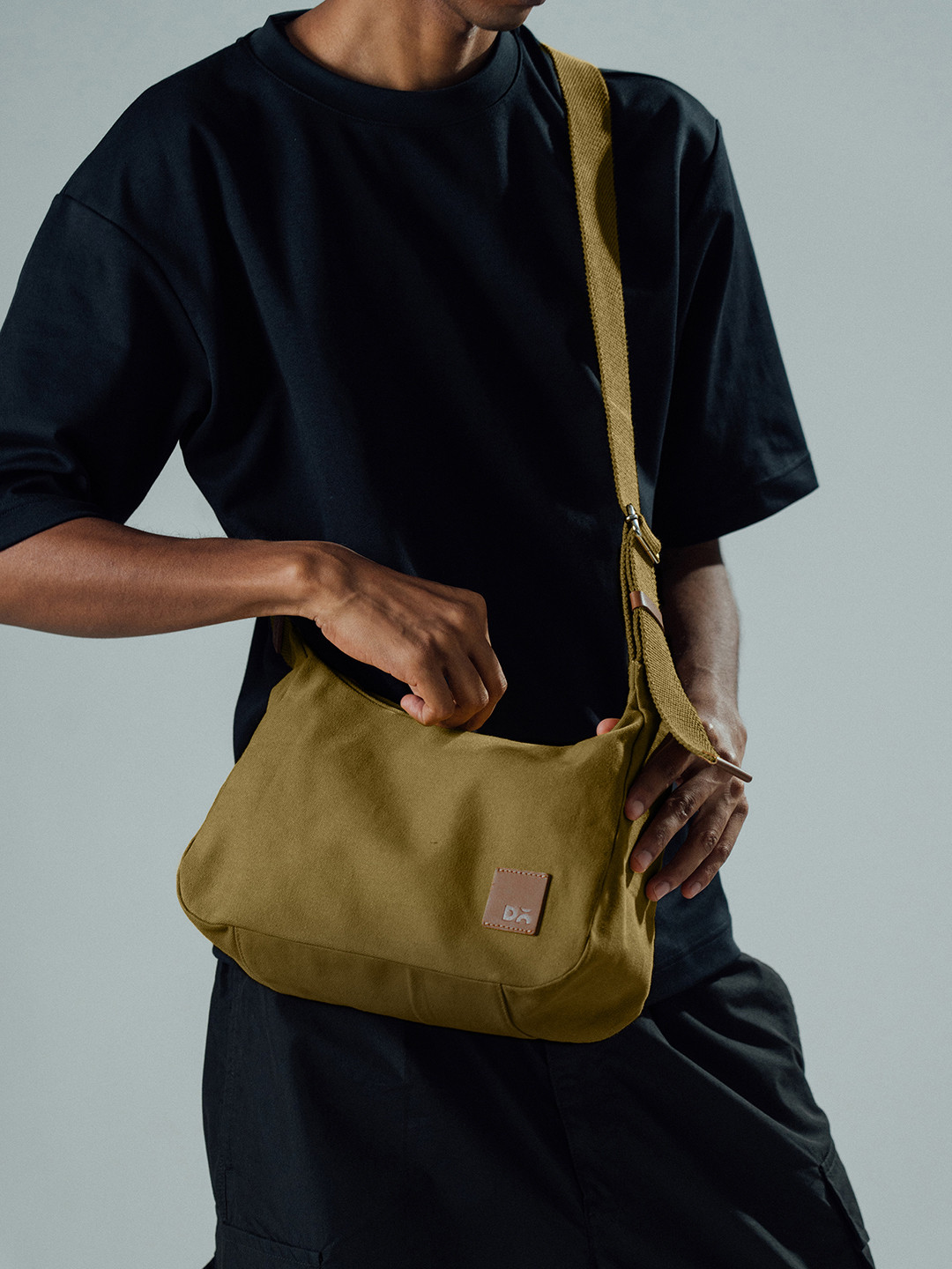 DailyObjects Olive Green March Crossbody Bag Regular
