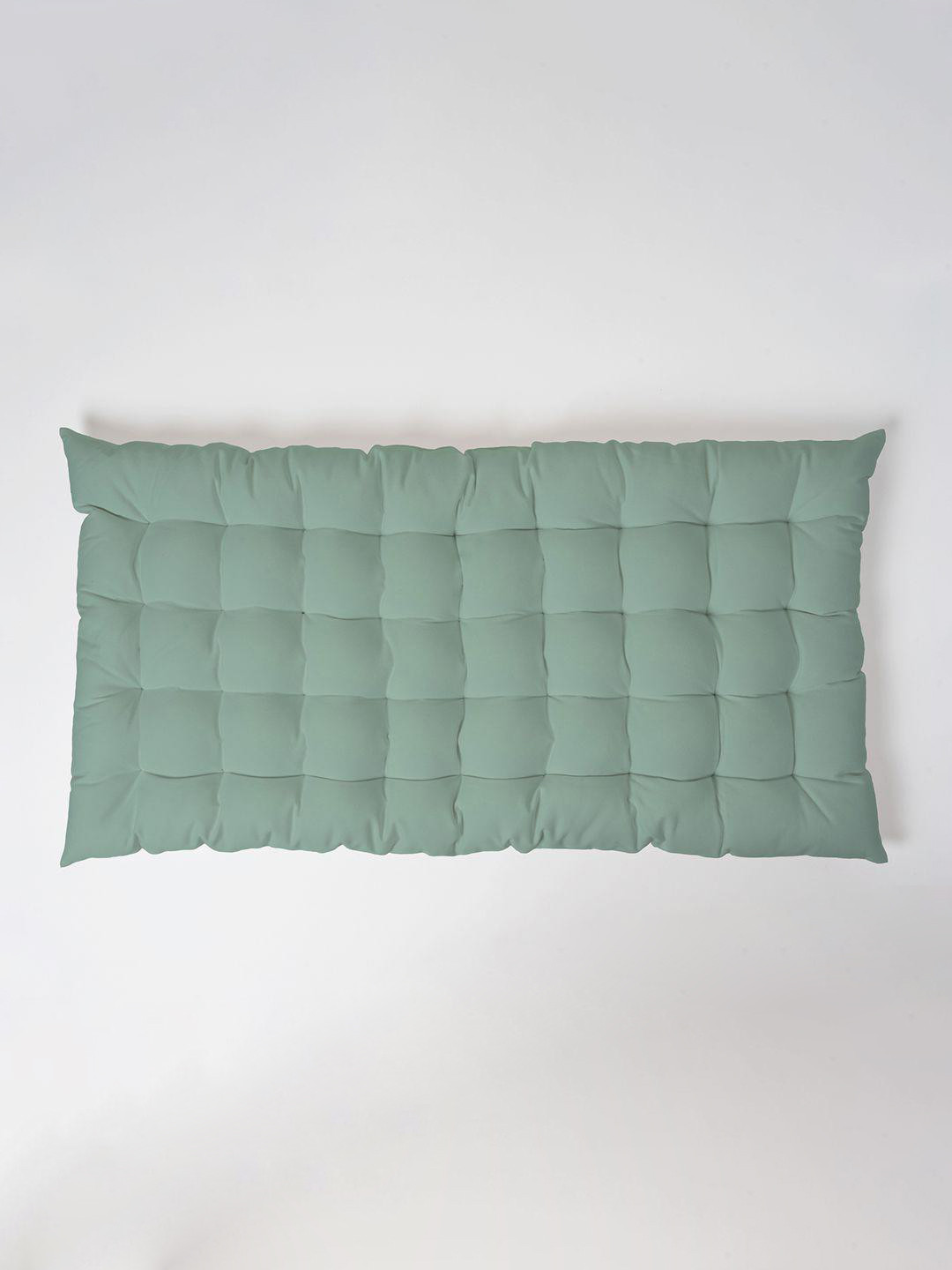 SKANDA FAB Sea Green Pure Cotton Rectangle Floor Cushions