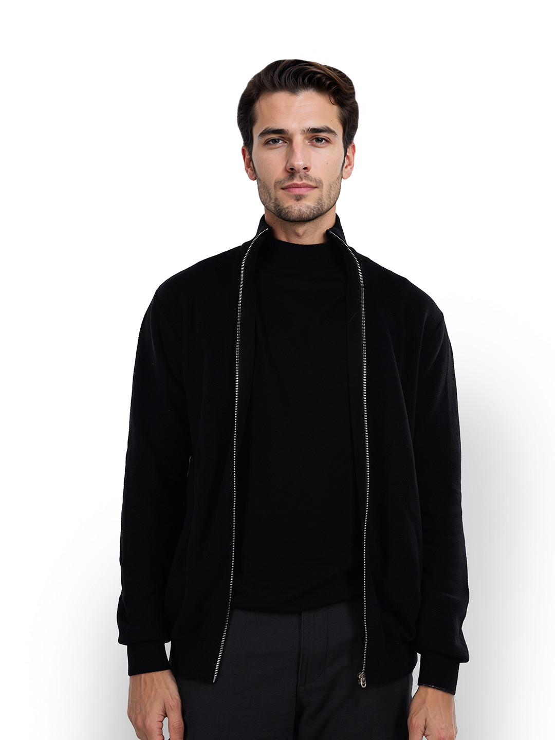 Celio Cotton Front-Open Sweatshirt