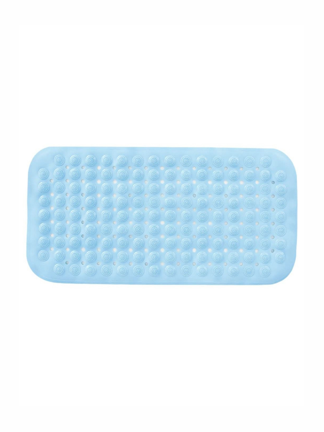 Kuber Industries Blue Self-Design Anti-Slip Bathroom Mat