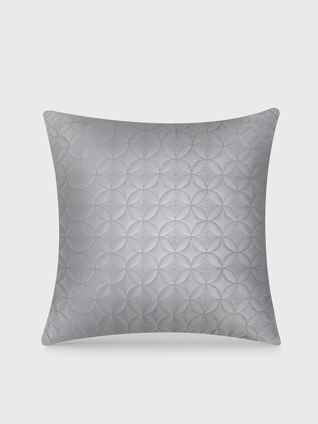 Mirooh  Grey Textured Pre-Filled Cushions