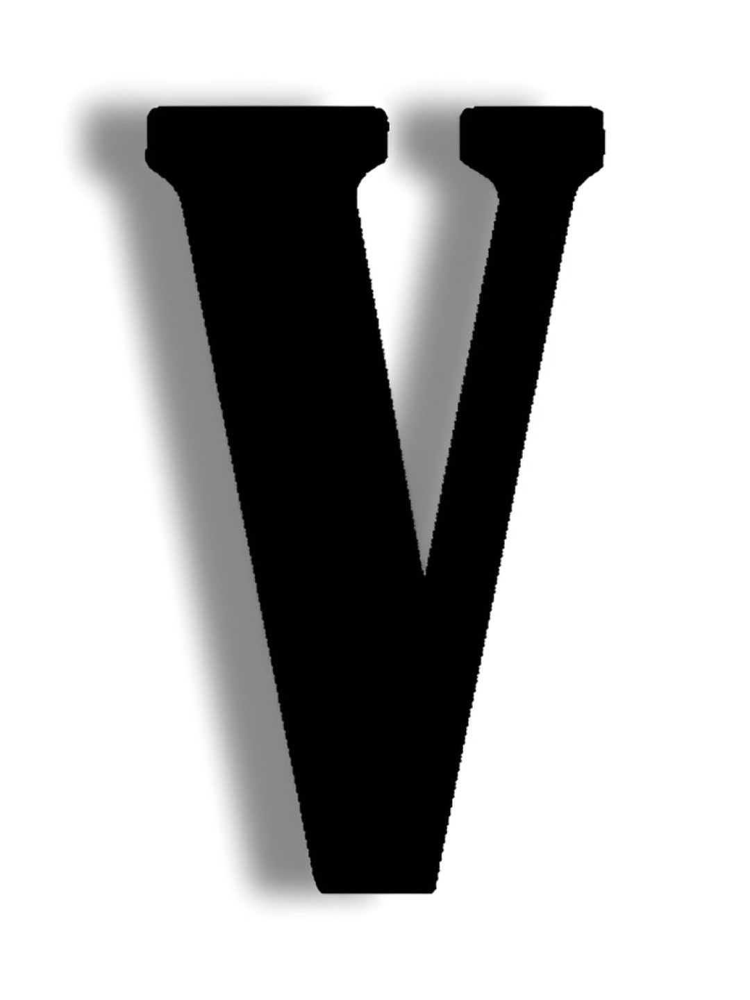 VAH Kya Bat Hai !! Alphabet Wood Matte Hanging Hall Wall Hangings-4.5In