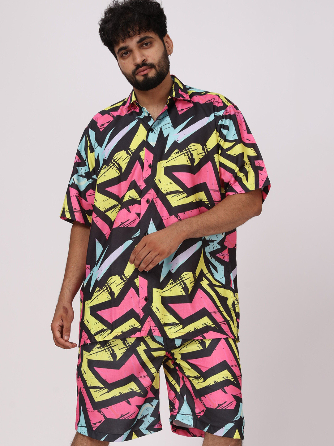 BROWN BROTHERS Printed Shirt With Short