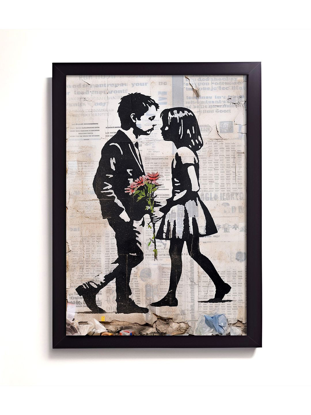 RANDOM Black & White Abstract Wall Art