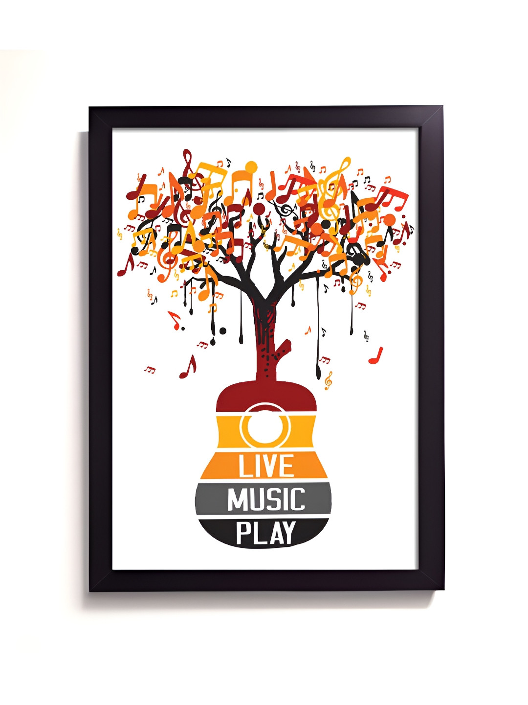 RANDOM White Synthetic Wood Wall Bedroom Rectangle Paintings Wall Art -17.99 x 11.97In