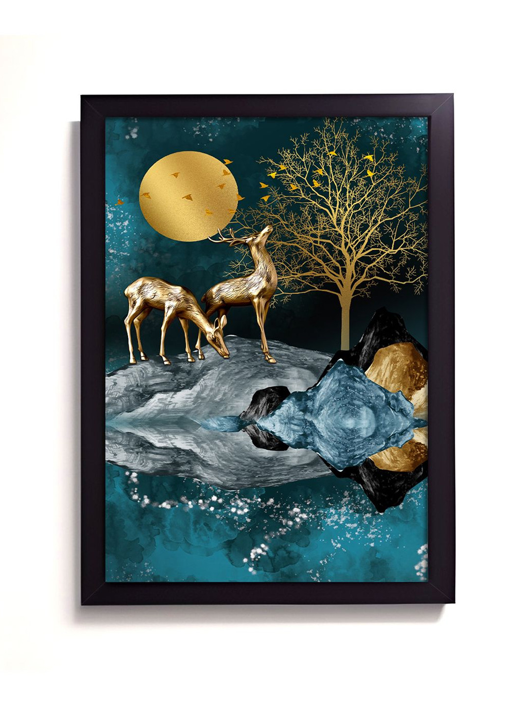 RANDOM Blue & Yellow Birds & Animals Wall Art