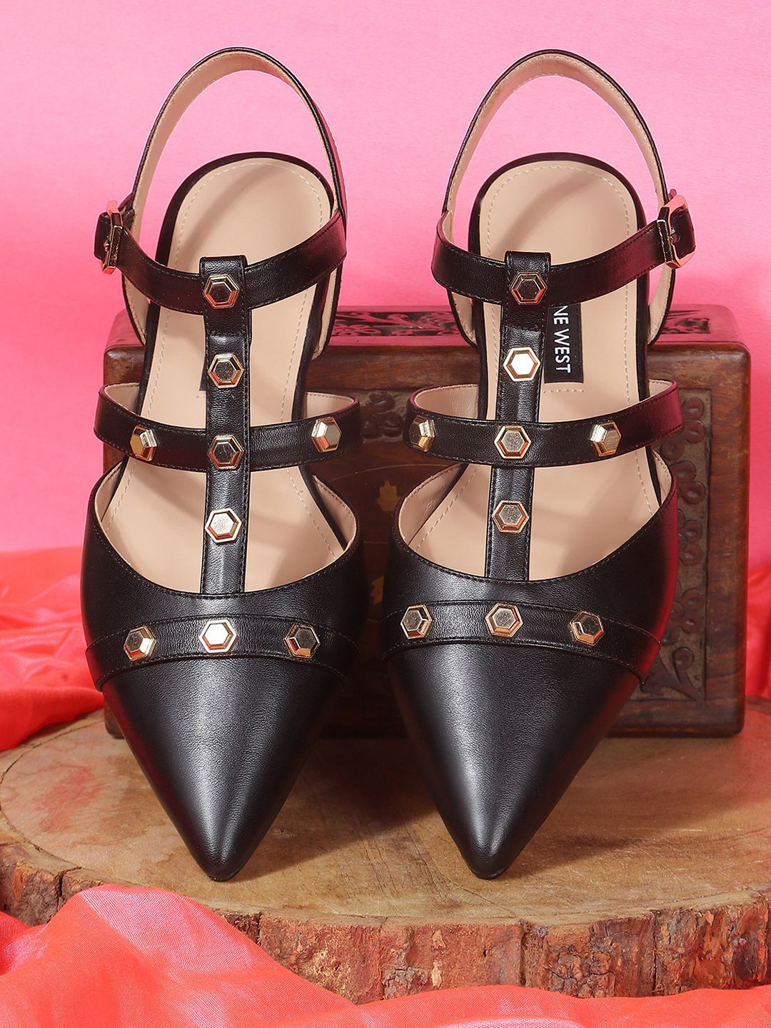 Nine West Women Embellished Mules Flats