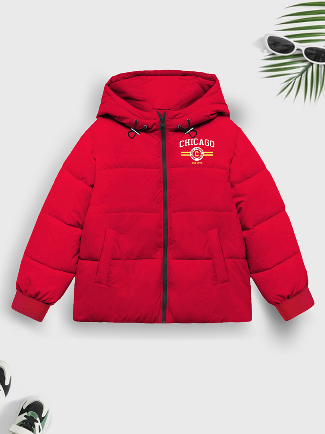 YK X Trampoline Unisex Kids Padded Jacket