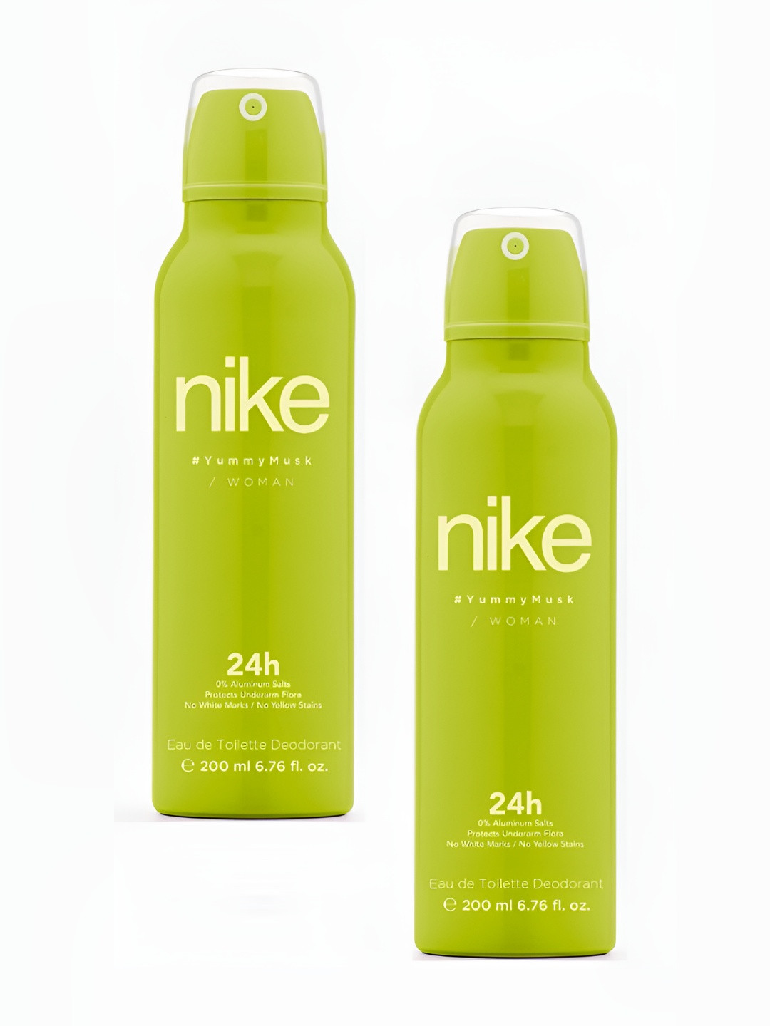 Nike Fragrances Women Set Of 2 #YummyMusk Deodorant Body Sprays - 200ml Each