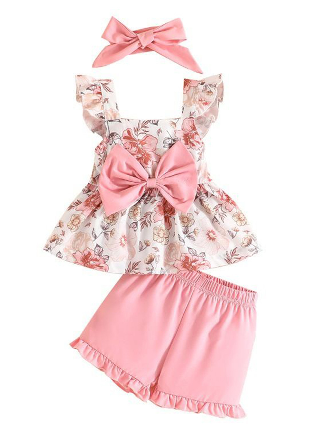 StyleCast x Revolte Girls Floral Printed Top with Shorts