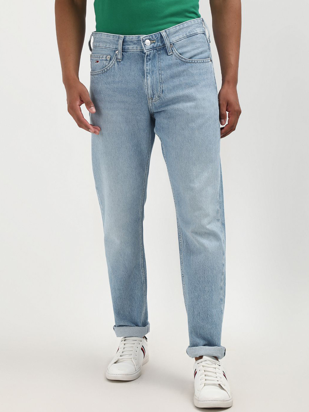 Tommy Hilfiger Men Slim Fit Mid Rise Clean Look Jeans