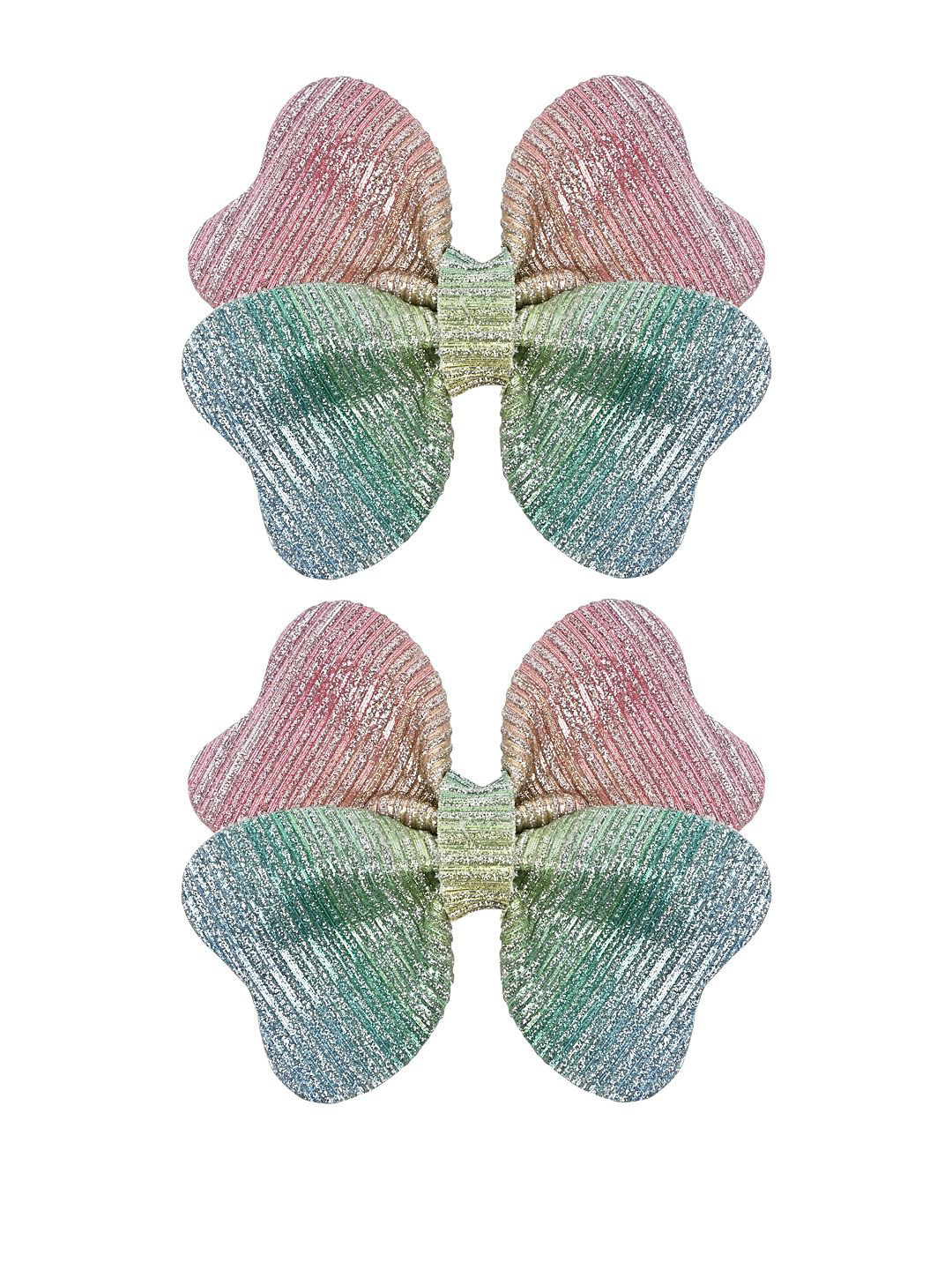 Aye Candy Set Of 2 Girls Embellished Alligator Hair Clip