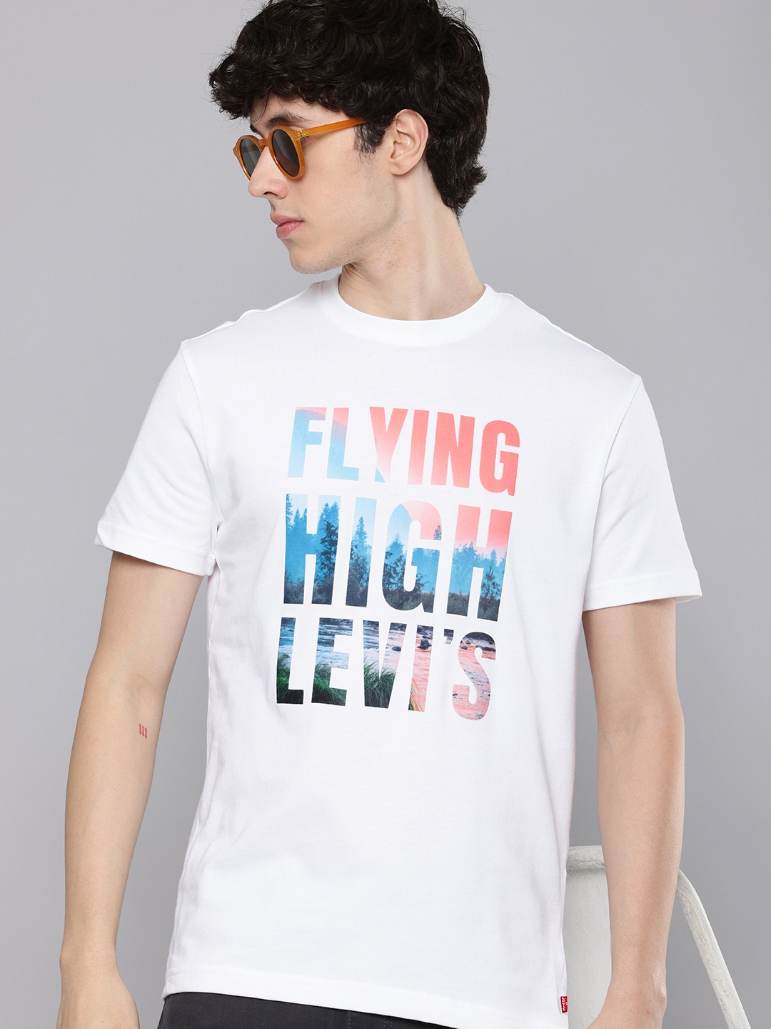 Buy Levis Typography Printed Pure Cotton T shirt Tshirts for Men 30088963 Myntra
