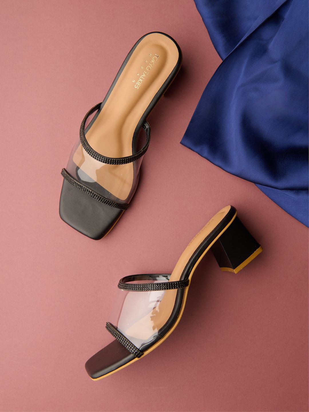 Tokyo Talkies Open Toe Block Heels