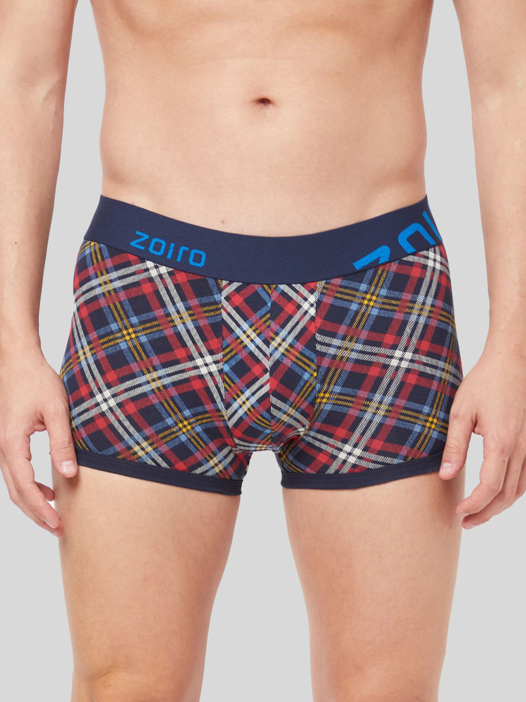 Zoiro Men Cotton Checked Trunk ZO-TR-82-TE-S-1PC