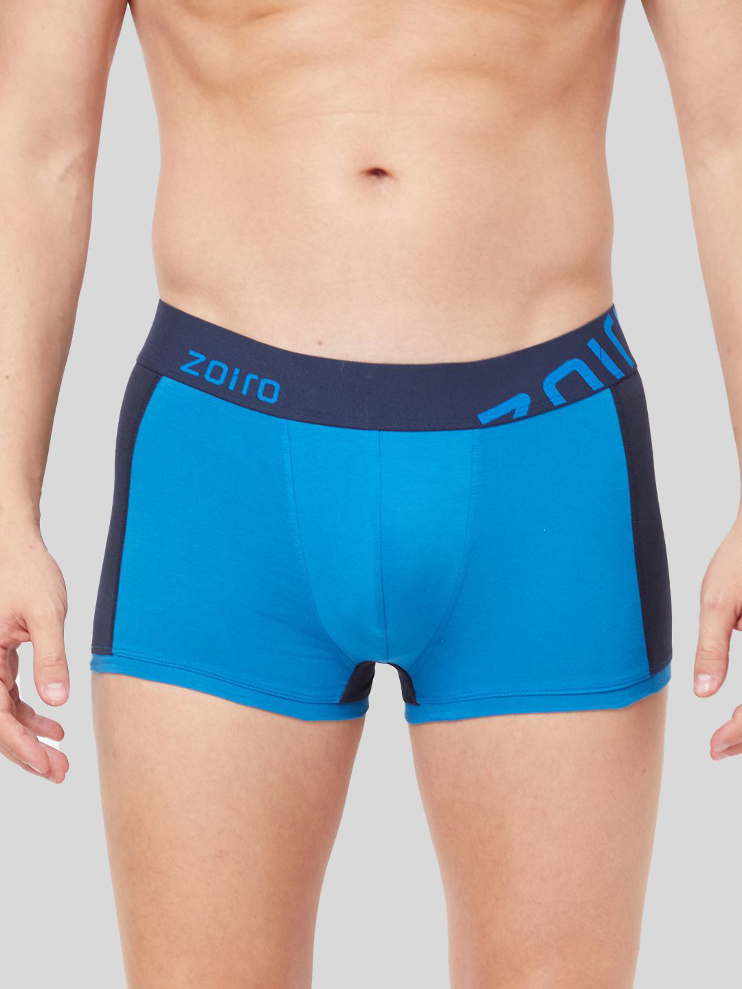 Zoiro Colourblocked Outer Elastic Trunk- ZO-TR-32-DBTE-S-1PC