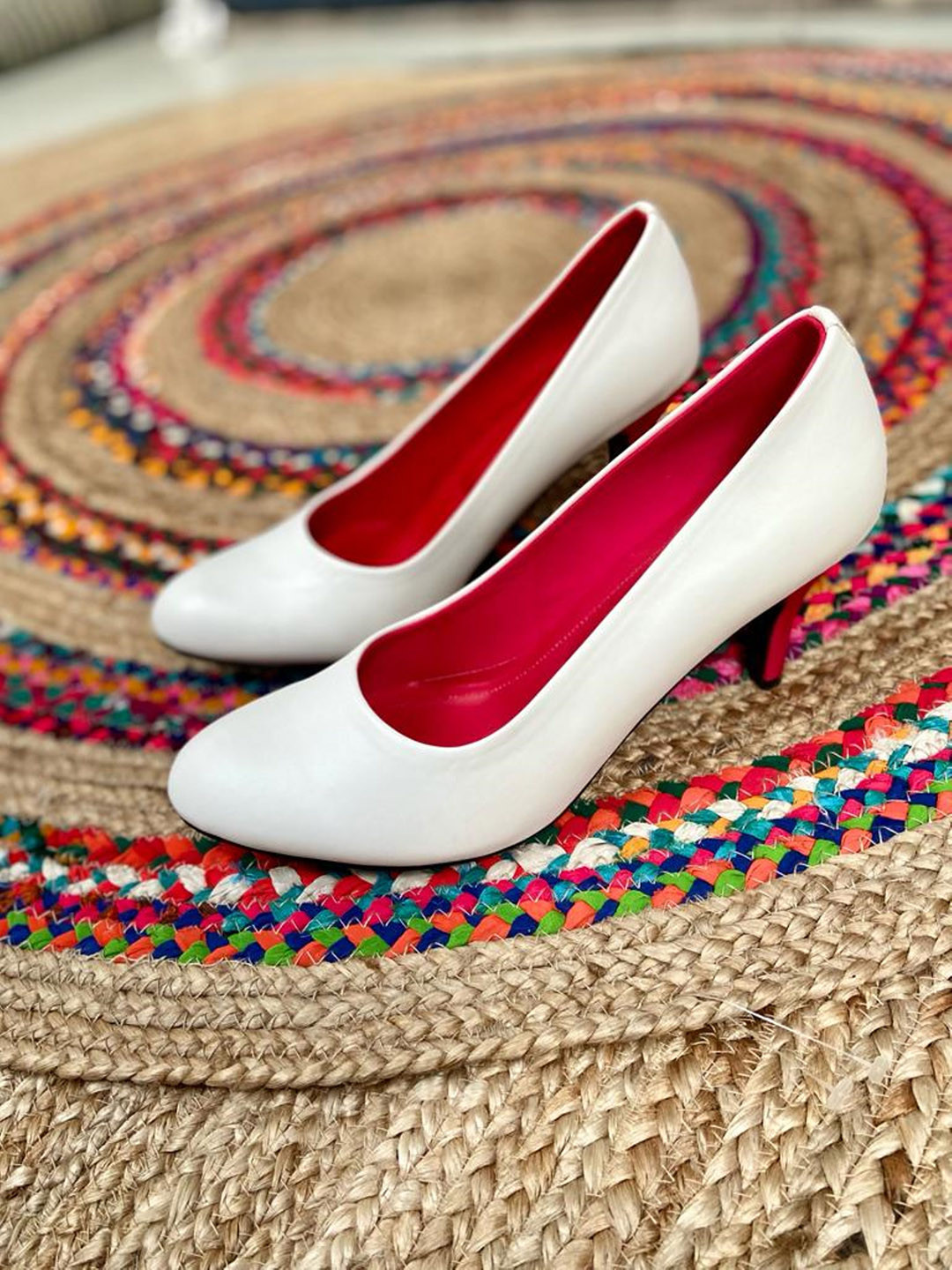 TIESTA Round Toe Wedge Pumps