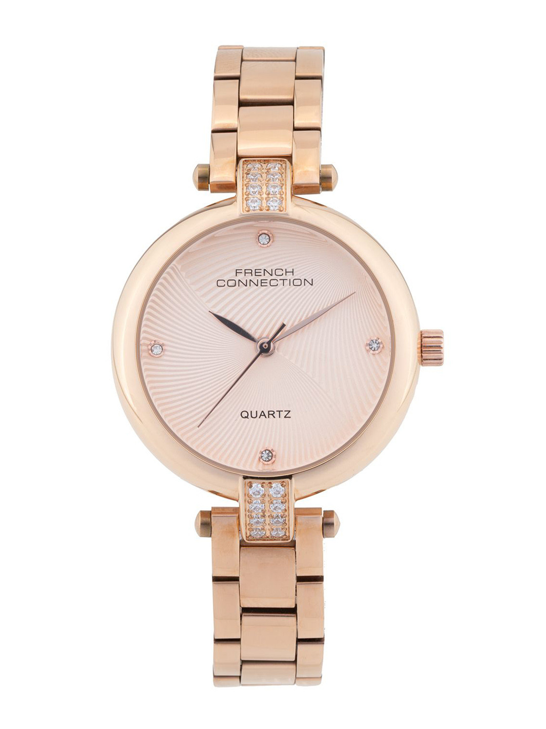 French Connection Women Dial & Stainless Steel Straps Analogue Watch FCM01RGM
