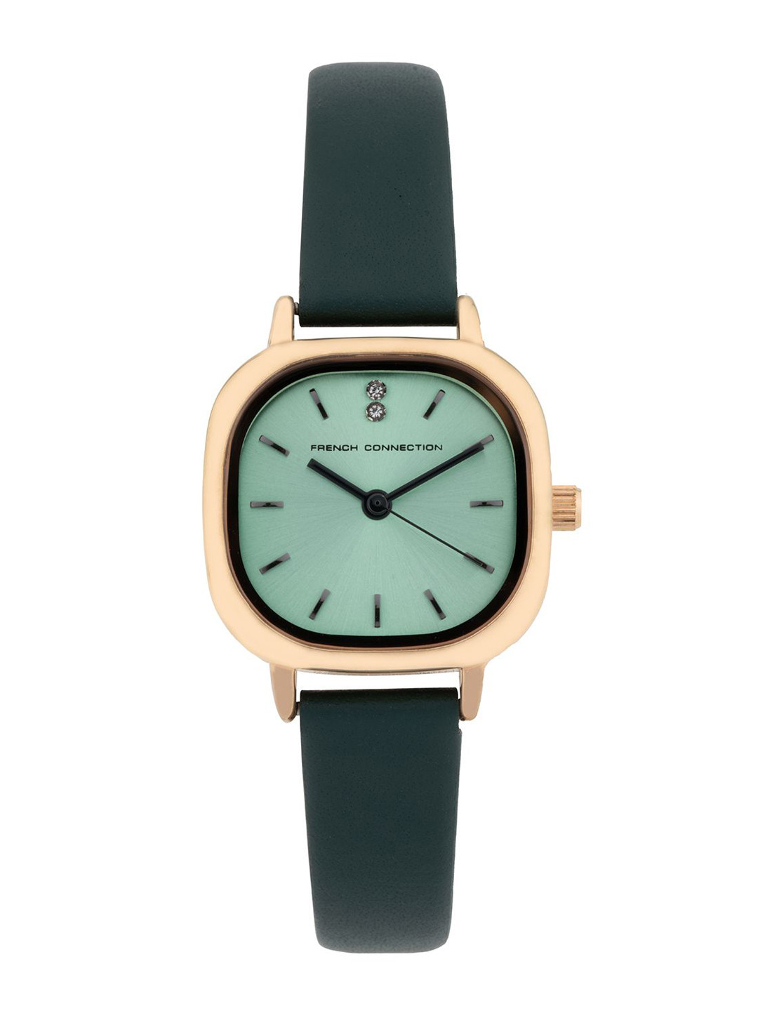 French Connection Women Dial & Leather Straps Analogue Watch FCU3GRL