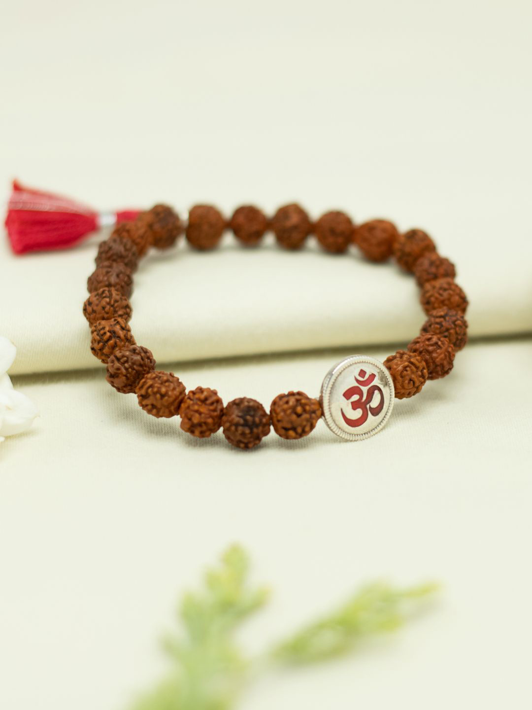 Meenakari Heritage Jewellery 92.5 Sterling Silver Bracelet Rakhi With Roli Chawal