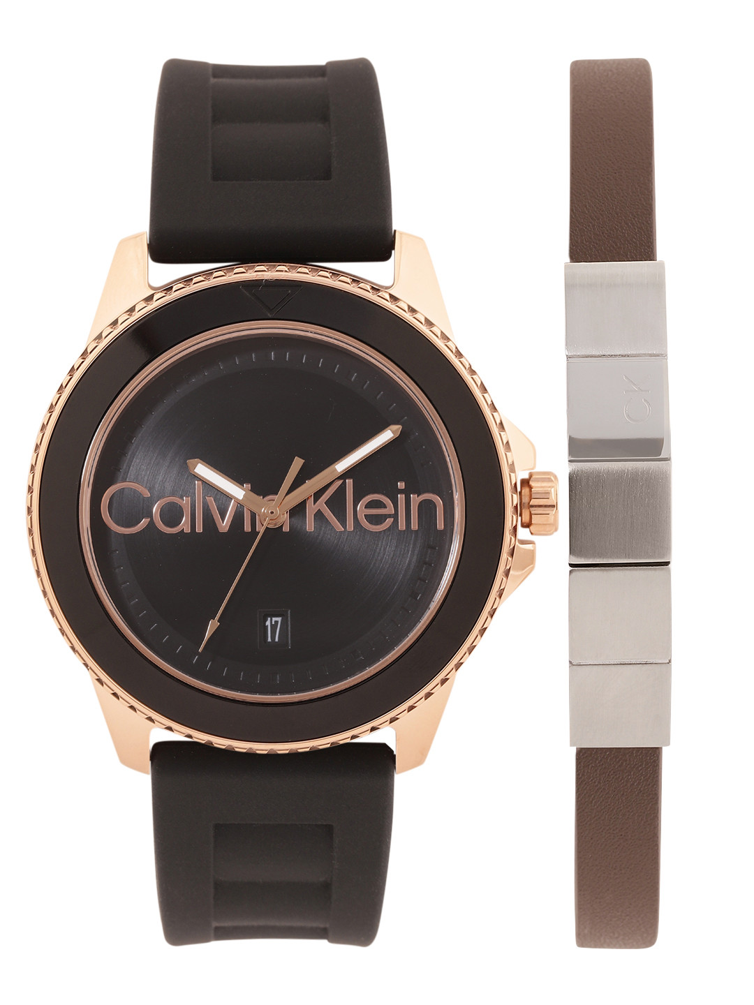 Calvin Klein Men Aqueous Watch with Bracelet Gift Set - CKWBRS10