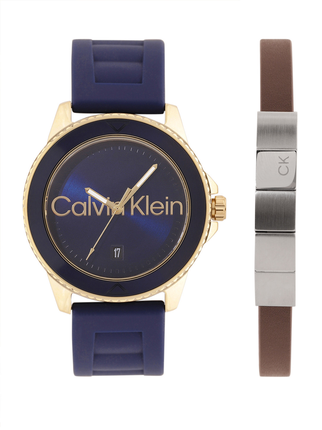Calvin Klein Men Aqueous Watch with Bracelet Gift Set - CKWBRS18
