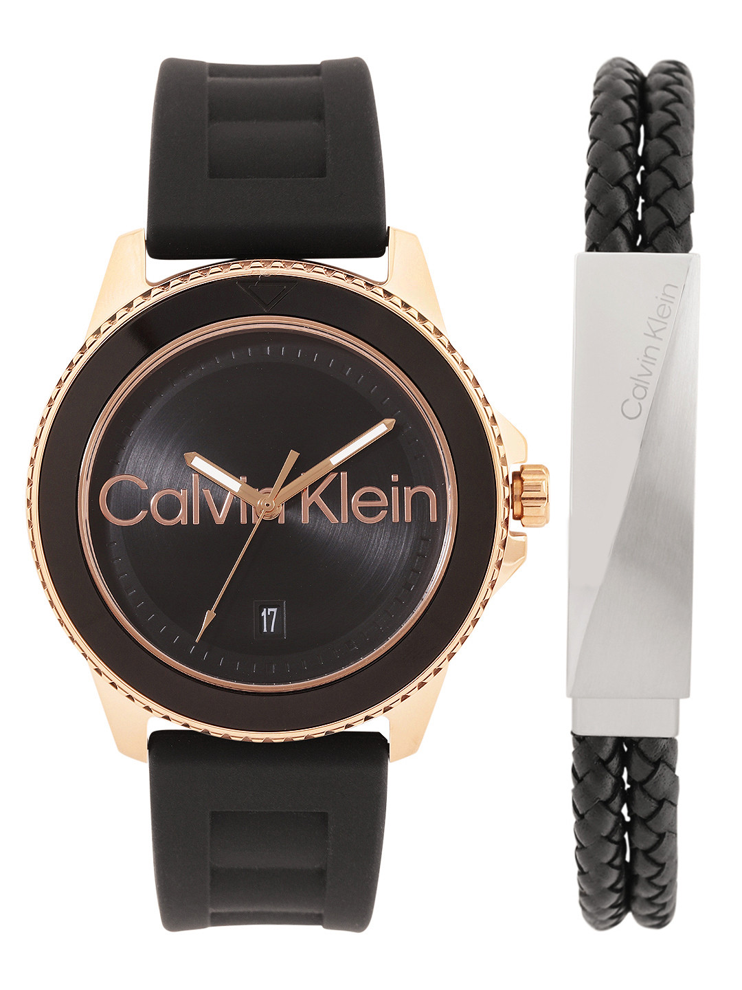 Calvin Klein Men Aqueous Watch with Bracelet Gift Set - CKWBRS4