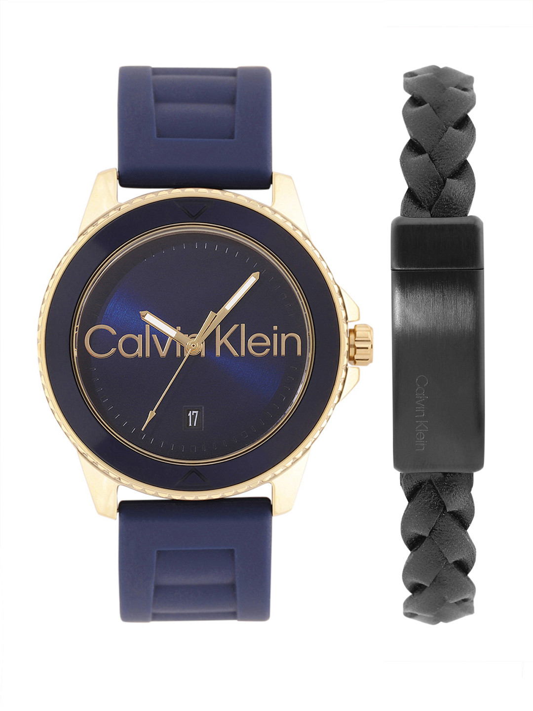 Calvin Klein Men Aqueous Watch with Bracelet Gift Set - CKWBRS17
