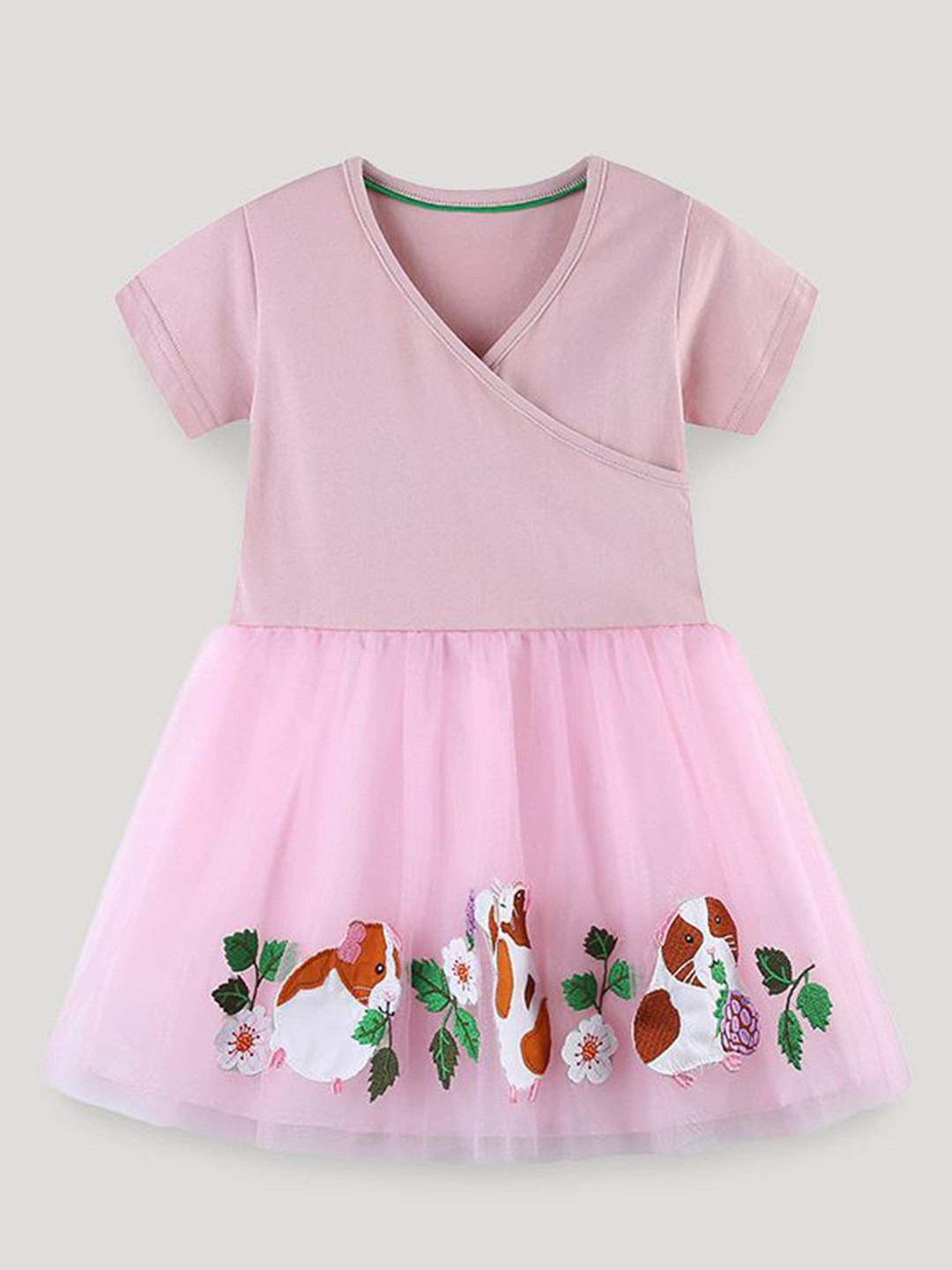 StyleCast Patchwork Cotton Fit & Flare Dress