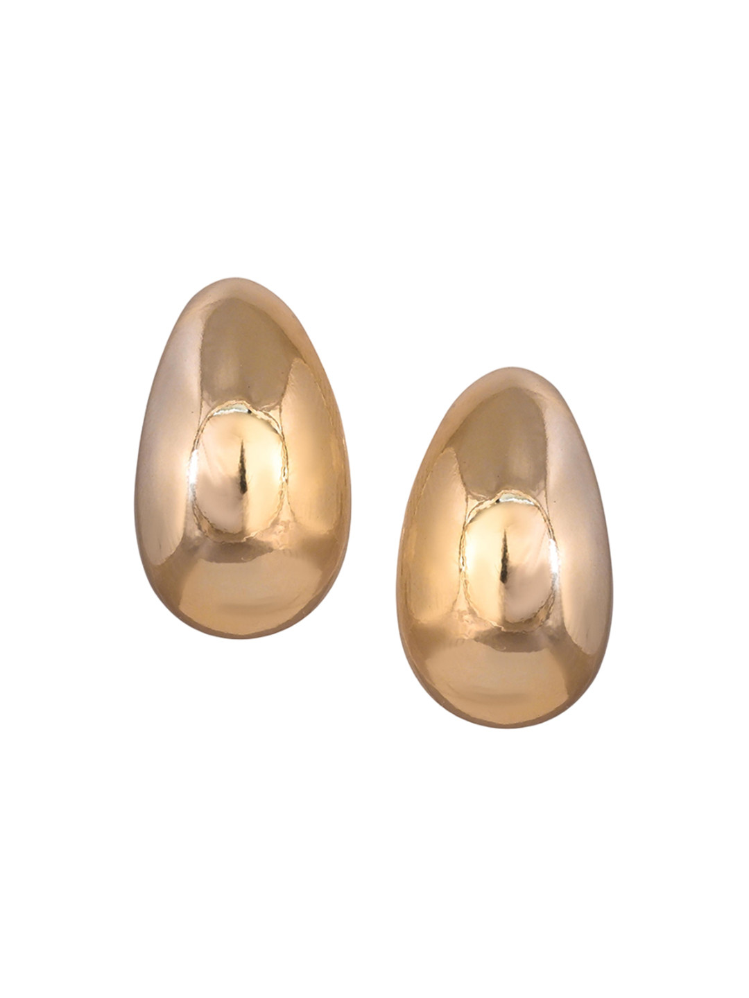 Raf the label Gold Plated Tube Earrings