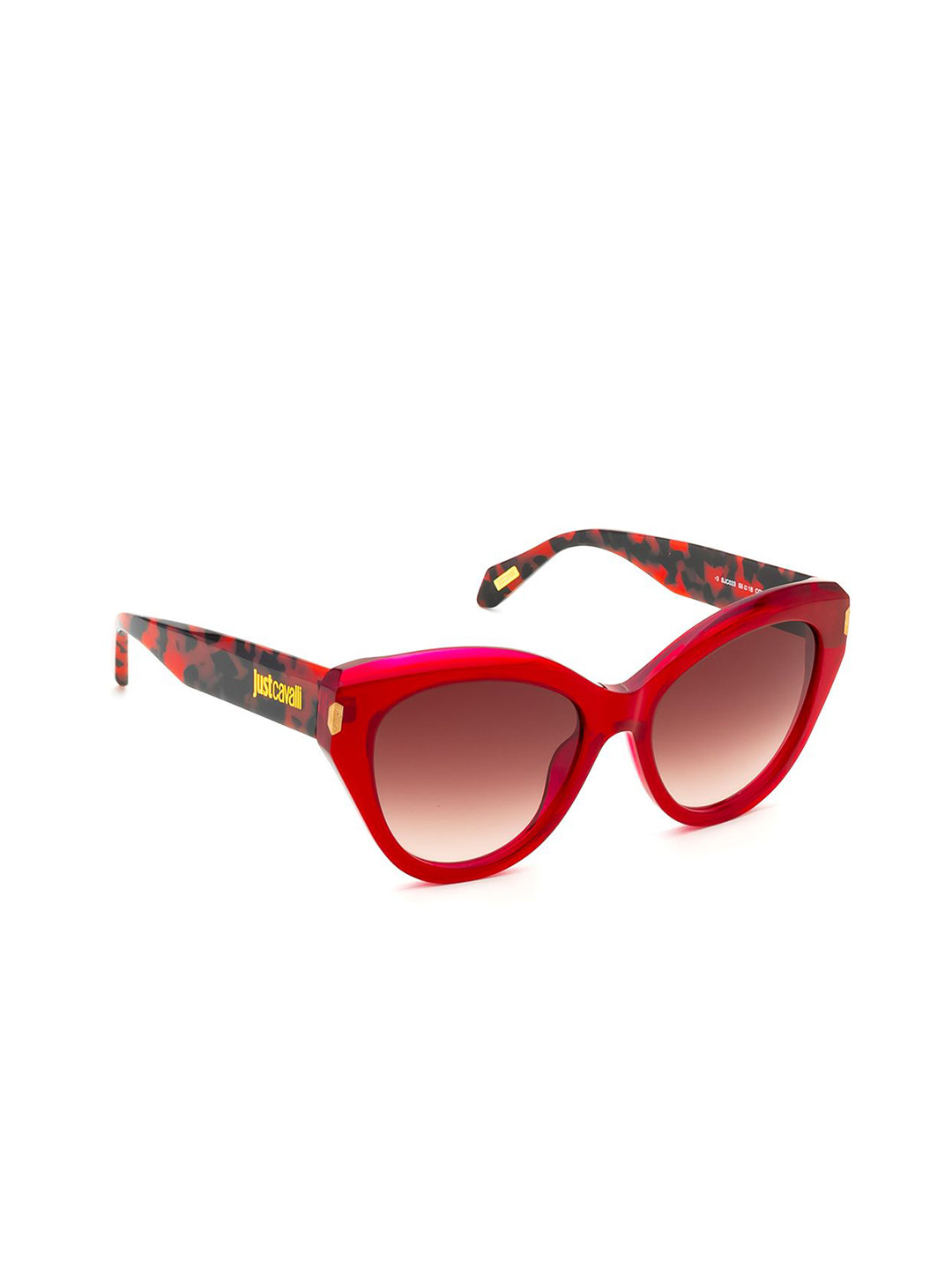 Just Cavalli Women Cateye Sunglasses with UV Protected Lens SJC033559RVSG