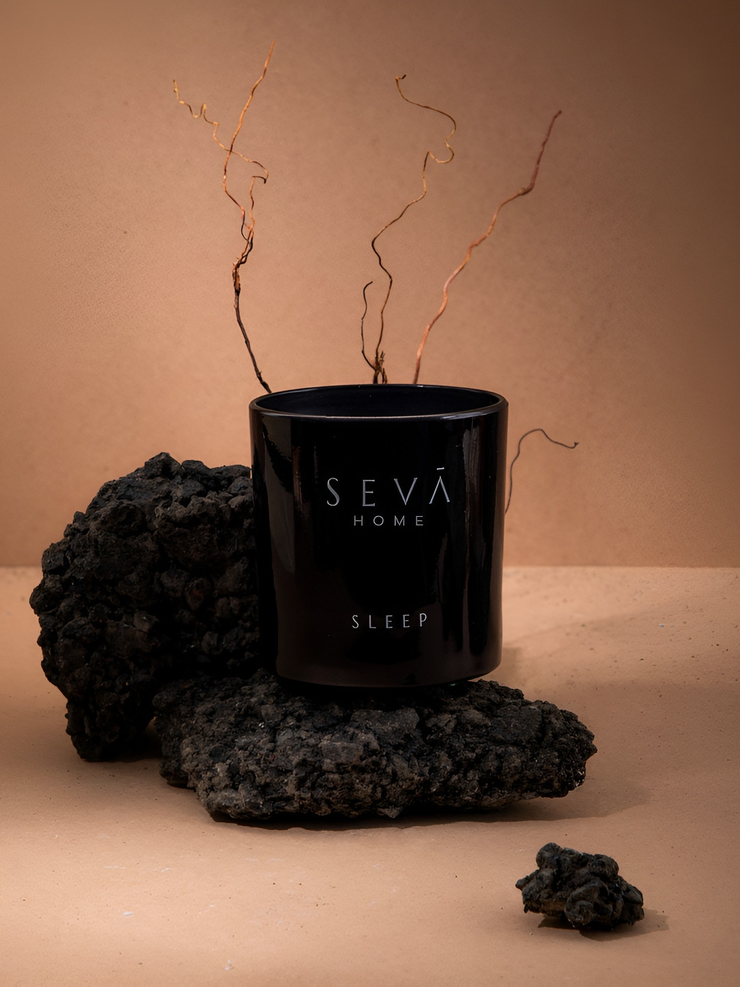 Seva Home Classic Sleep The Vibes 2 Wick Scented Solid Geometric Regular Jar Candles