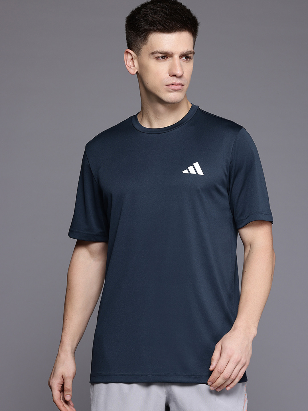 ADIDAS Solid Poly Training T-Shirt