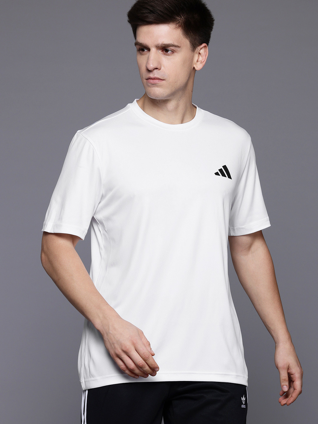 ADIDAS Solid Poly Training T-shirt