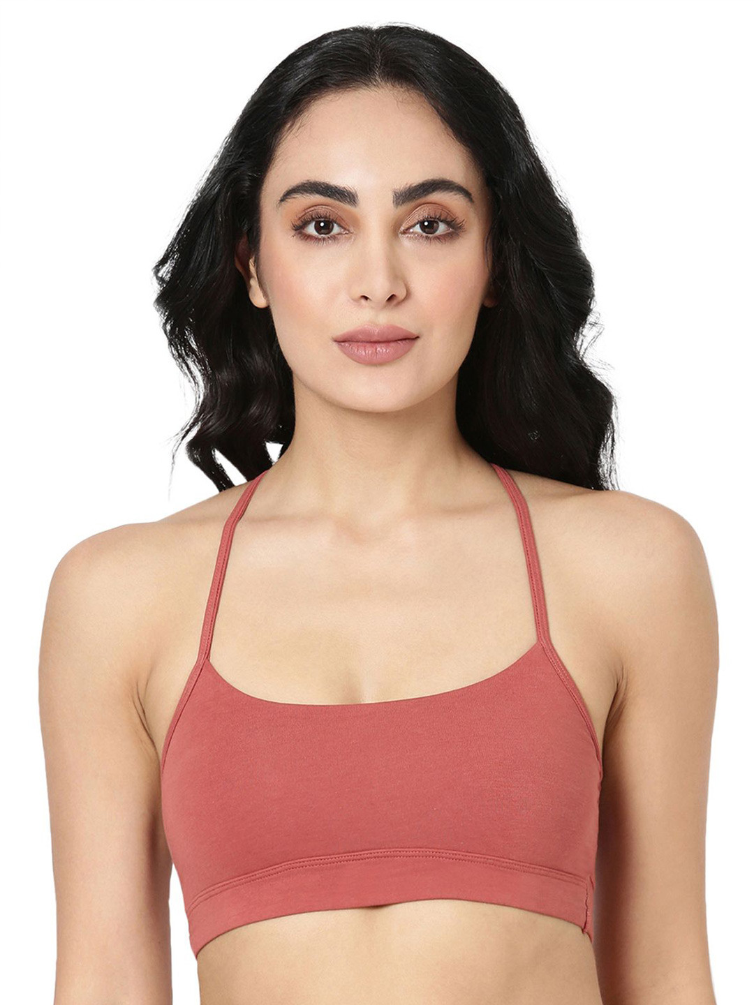 BLOSSOM Full Coverage Non Padded Non-Wired T-strap Beginners Bra- All Day Comfort