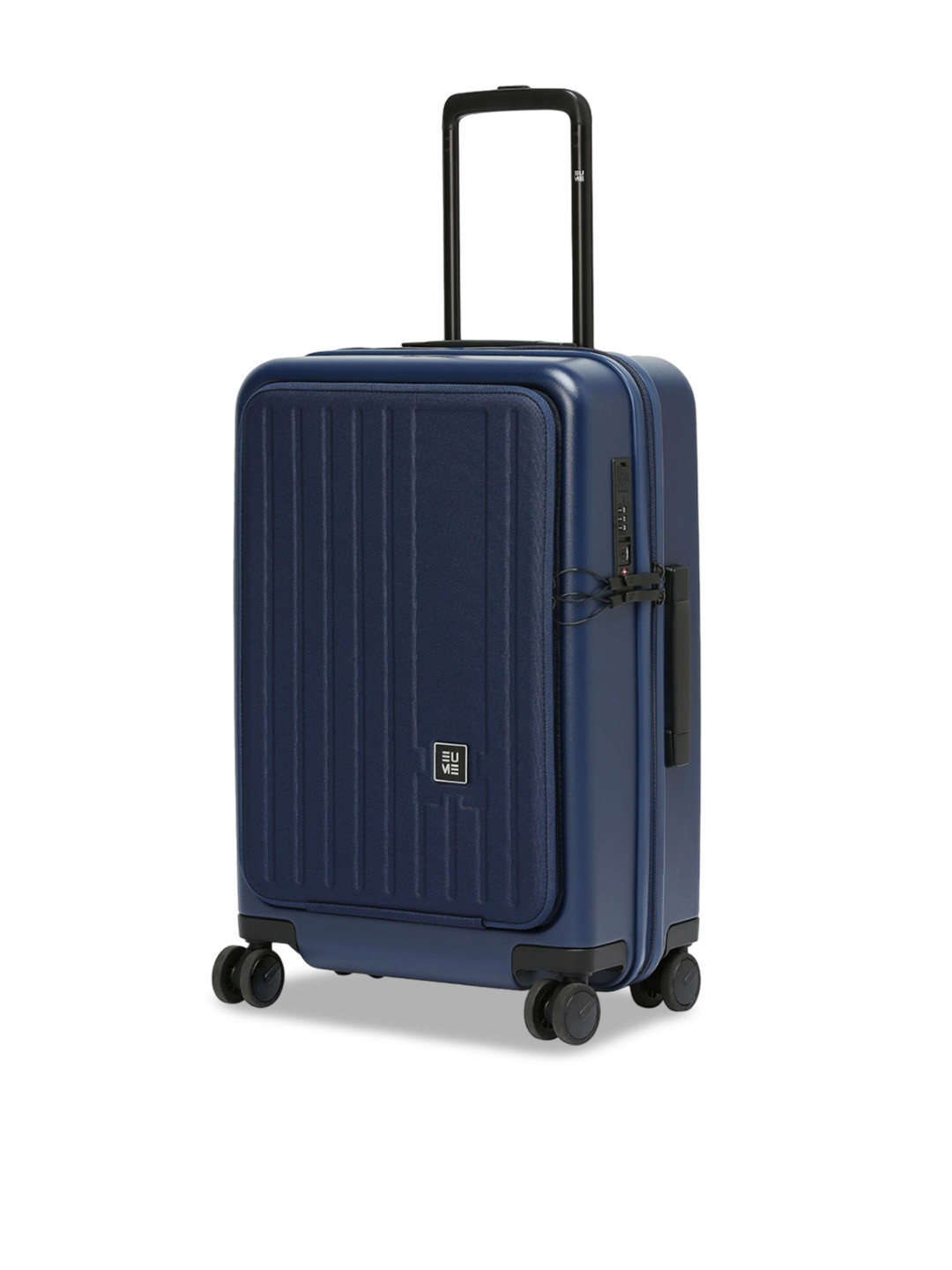 EUME Textured Hard Sided Cabin Trolly Bag