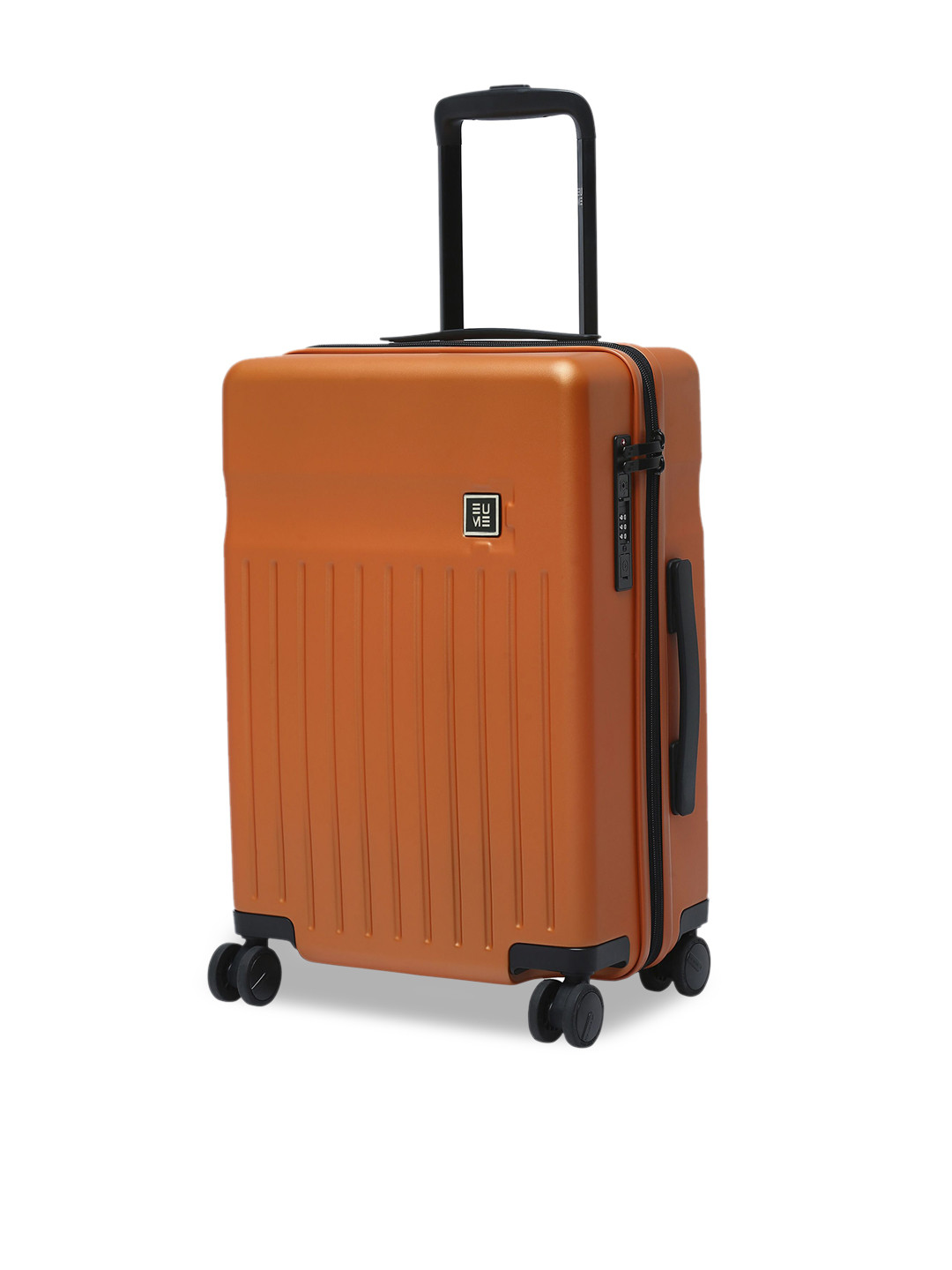 EUME Textured Hard Sided Cabin Trolly Bag