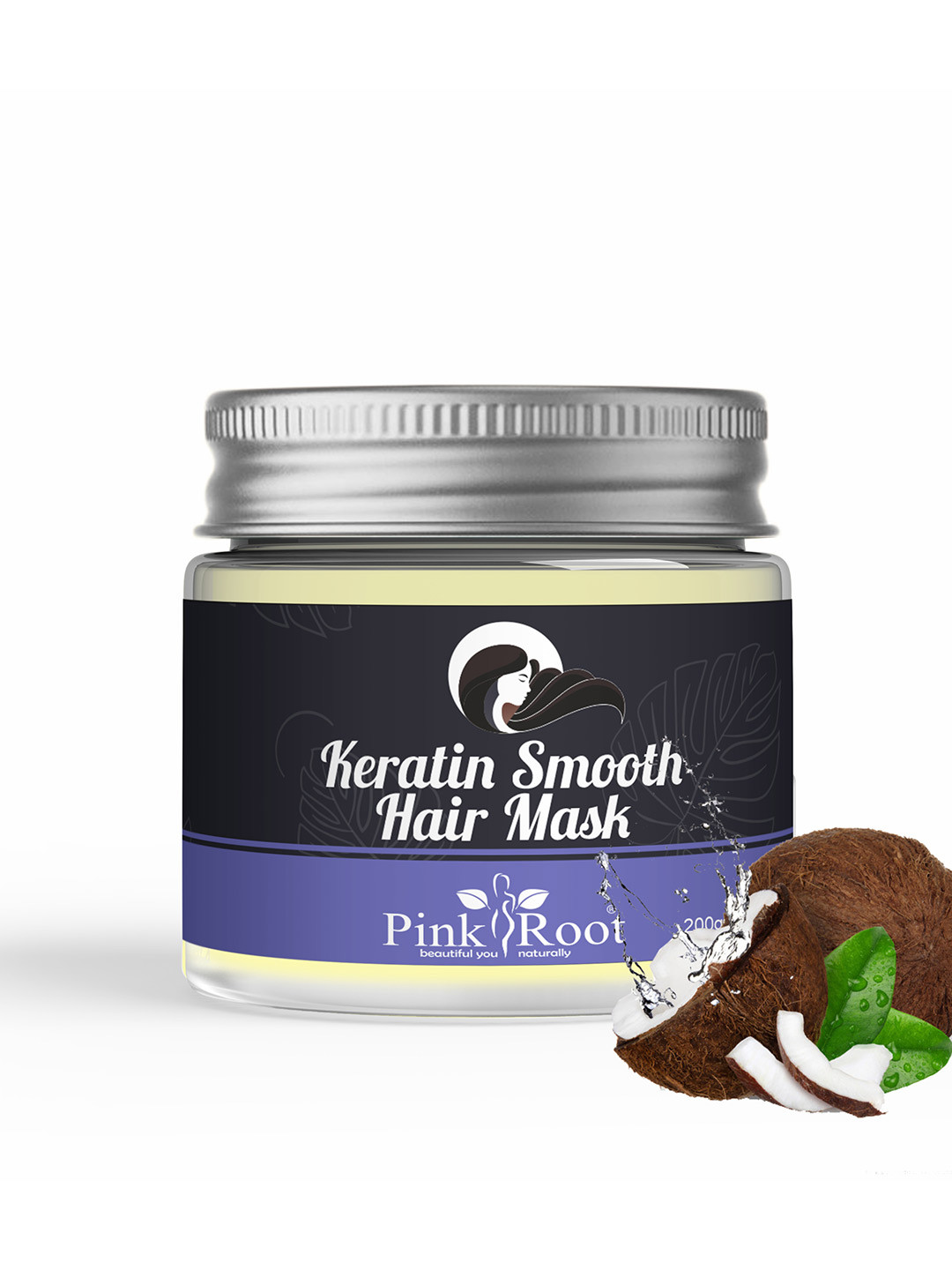 Pink Root Keratin Smooth Hair Mask For Strong Hair -200g