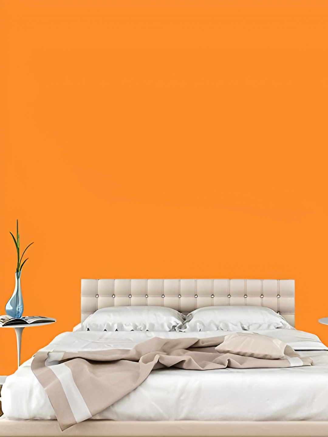 Asian royal Orange Self Adhesive Wall Sticker