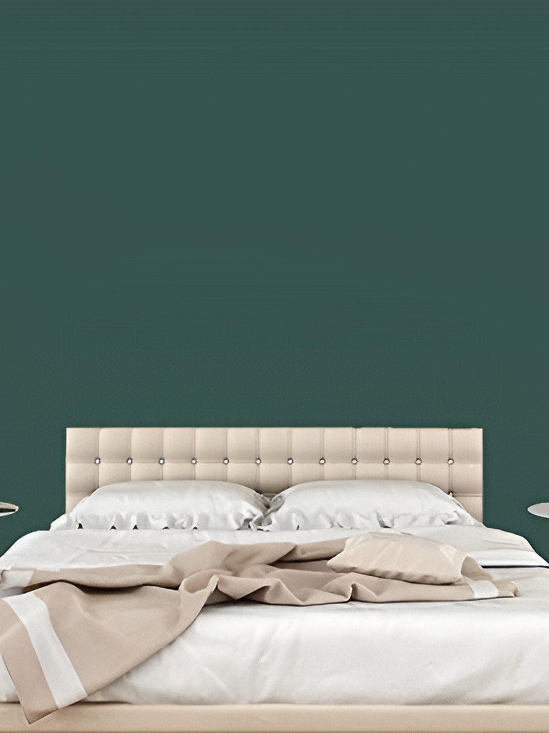 Asian royal Teal Colored 3D Printed Self Adhesive Wall Sticker