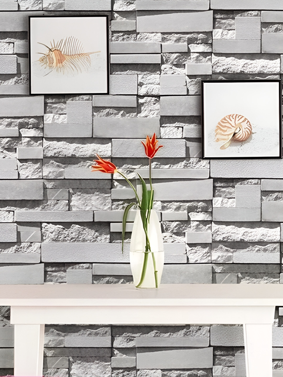 Asian royal Grey Self Adhesive Wallpaper Sticker