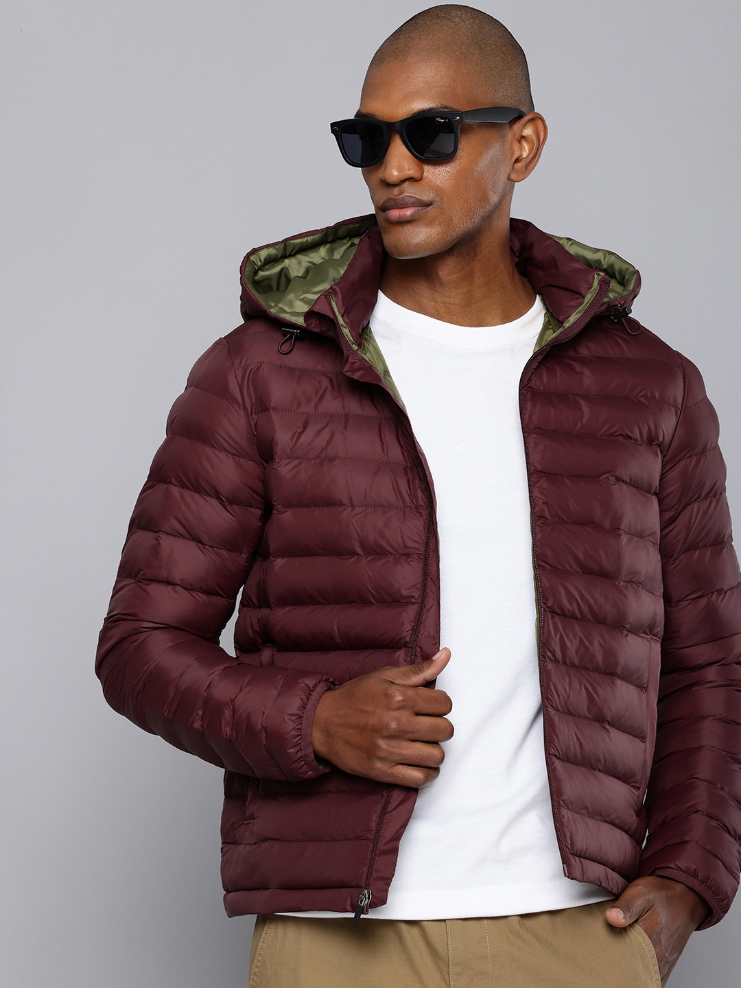 Buy Levis Long Sleeves Hooded Puffer Jacket Jackets for Men 30099061 Myntra