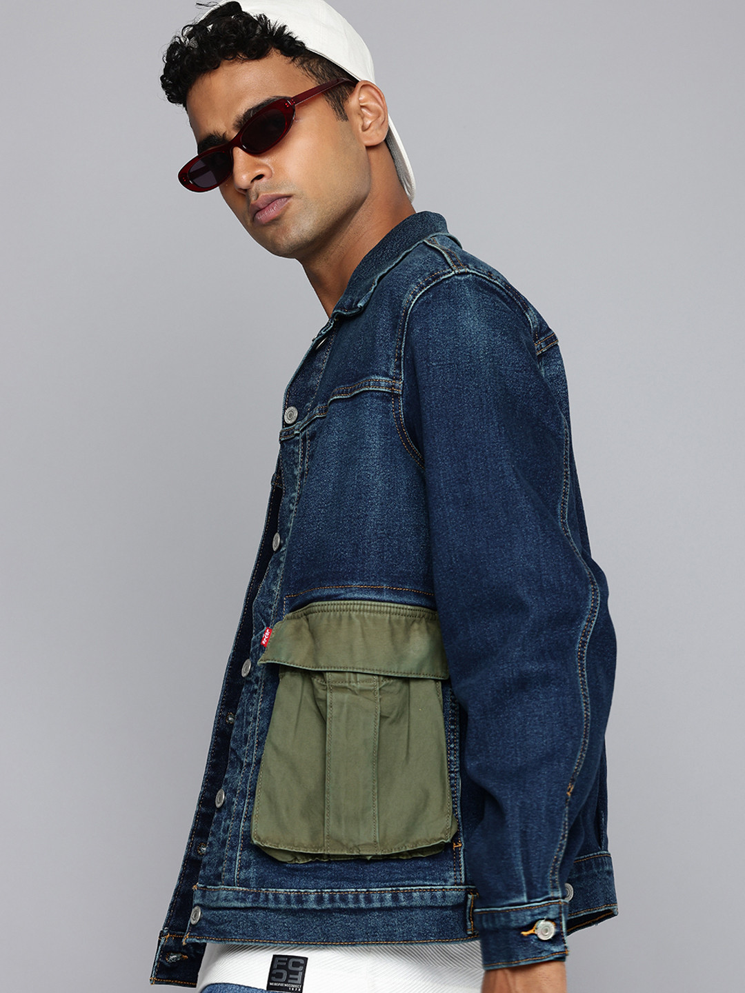 Levis Colourblocked Denim Jacket