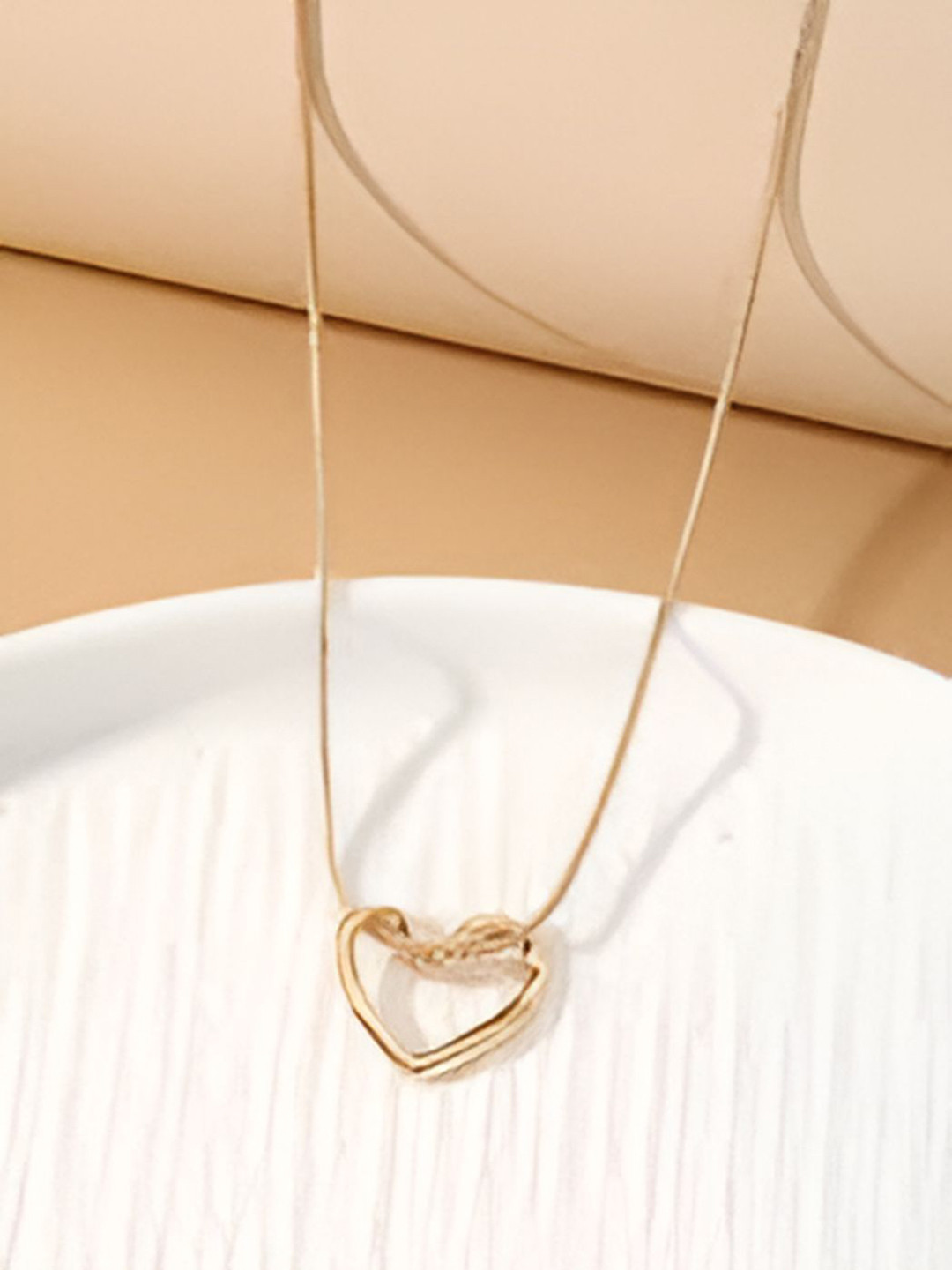 Goho Heart Knot Necklace