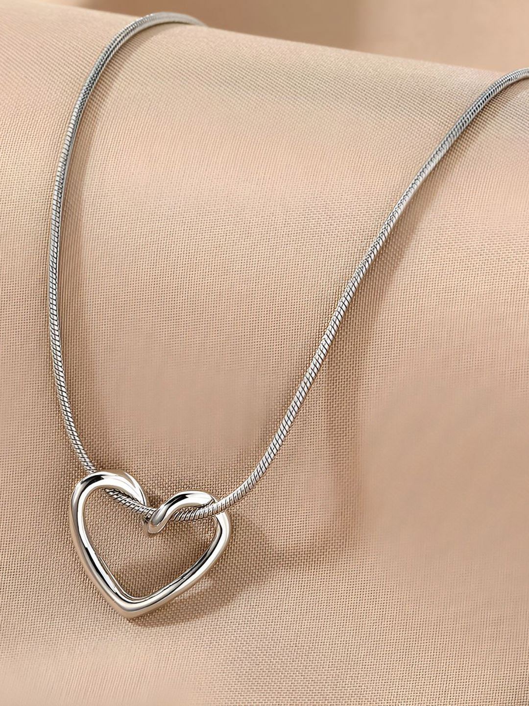 Goho Heart Knot Necklace