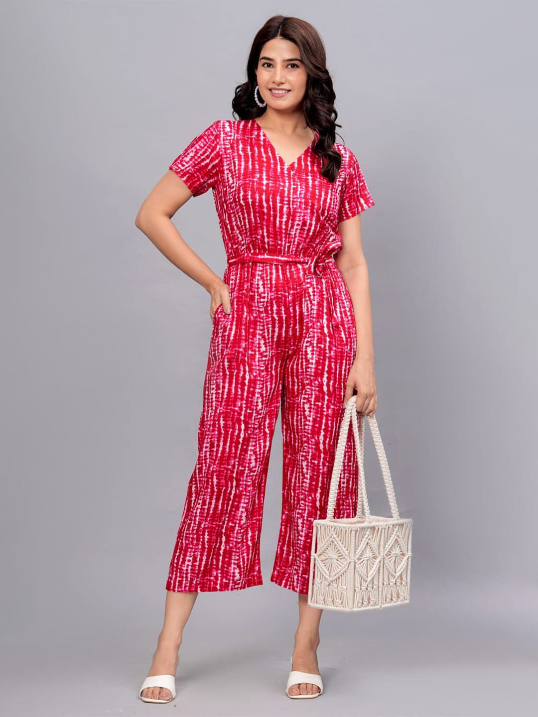 FCV Print Midi Dress