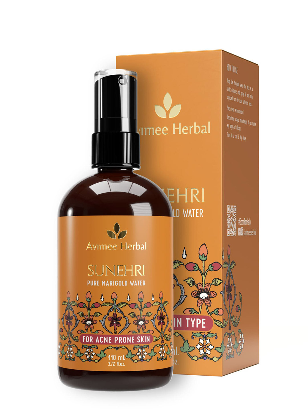 Avimee Herbal Sunehri Pure Marigold Water - 110ml