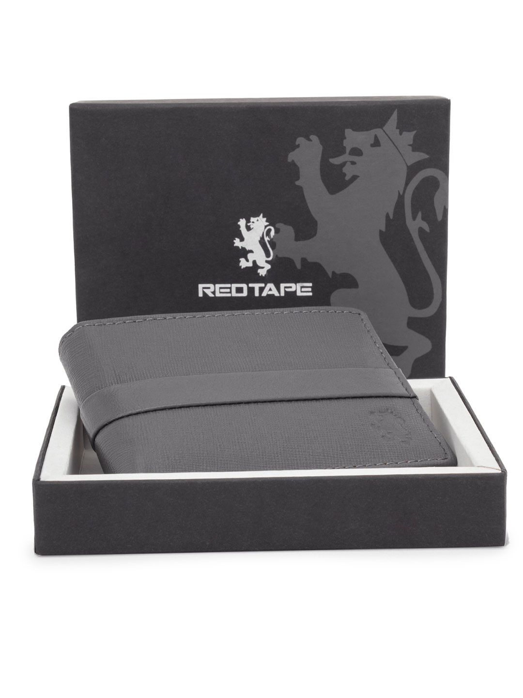 Red Tape Men Leather Two Fold Wallet